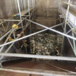 In Rack sprinkler system Hydro test