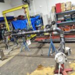 In Rack sprinkler system Hydro test